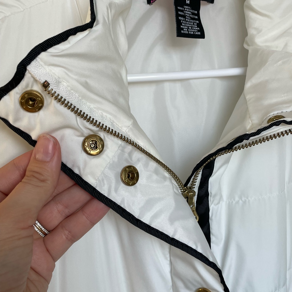 White Puffer Vest
